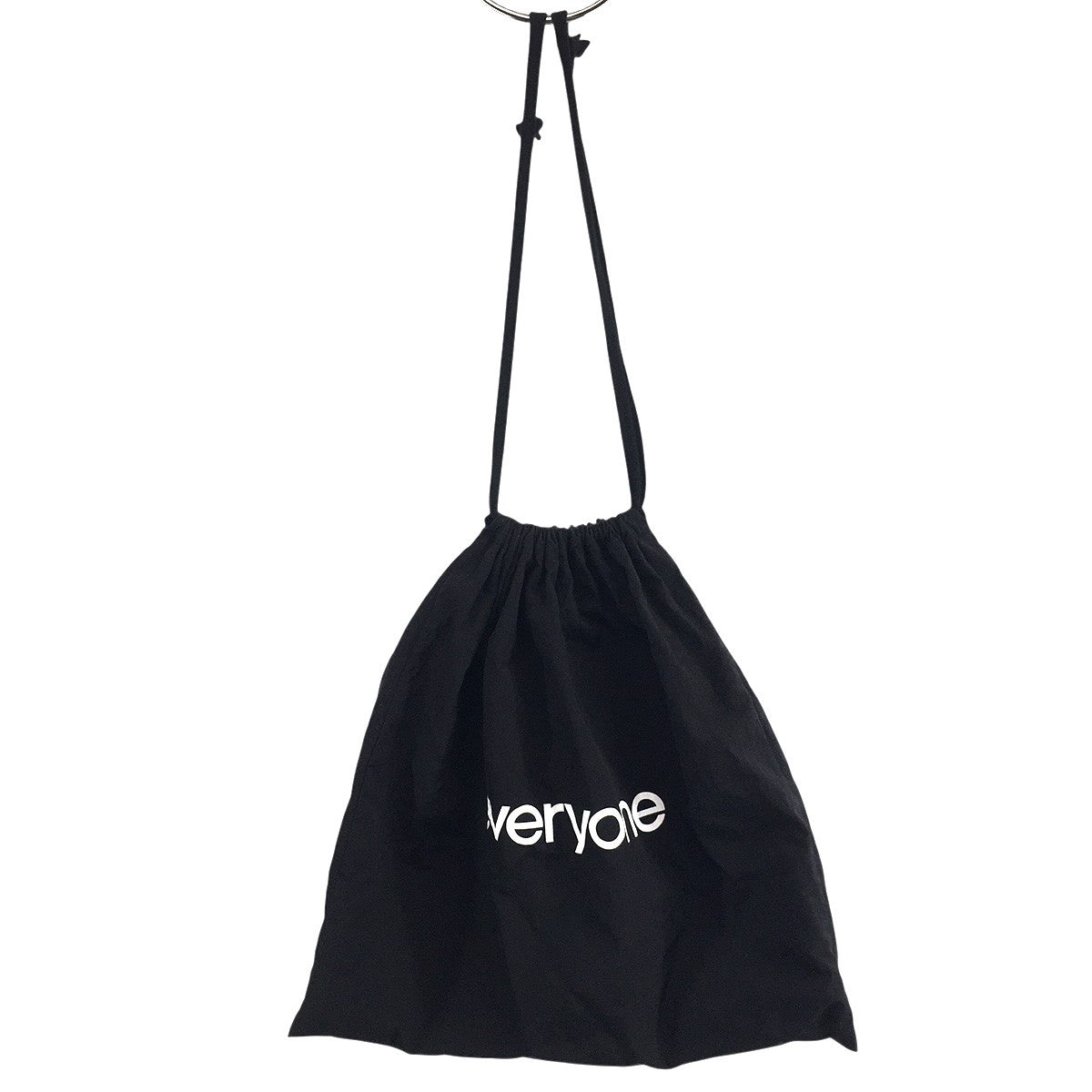 everyone(エブリワン) Nylon Kinchaku pouch ロゴ ナイロン 巾着