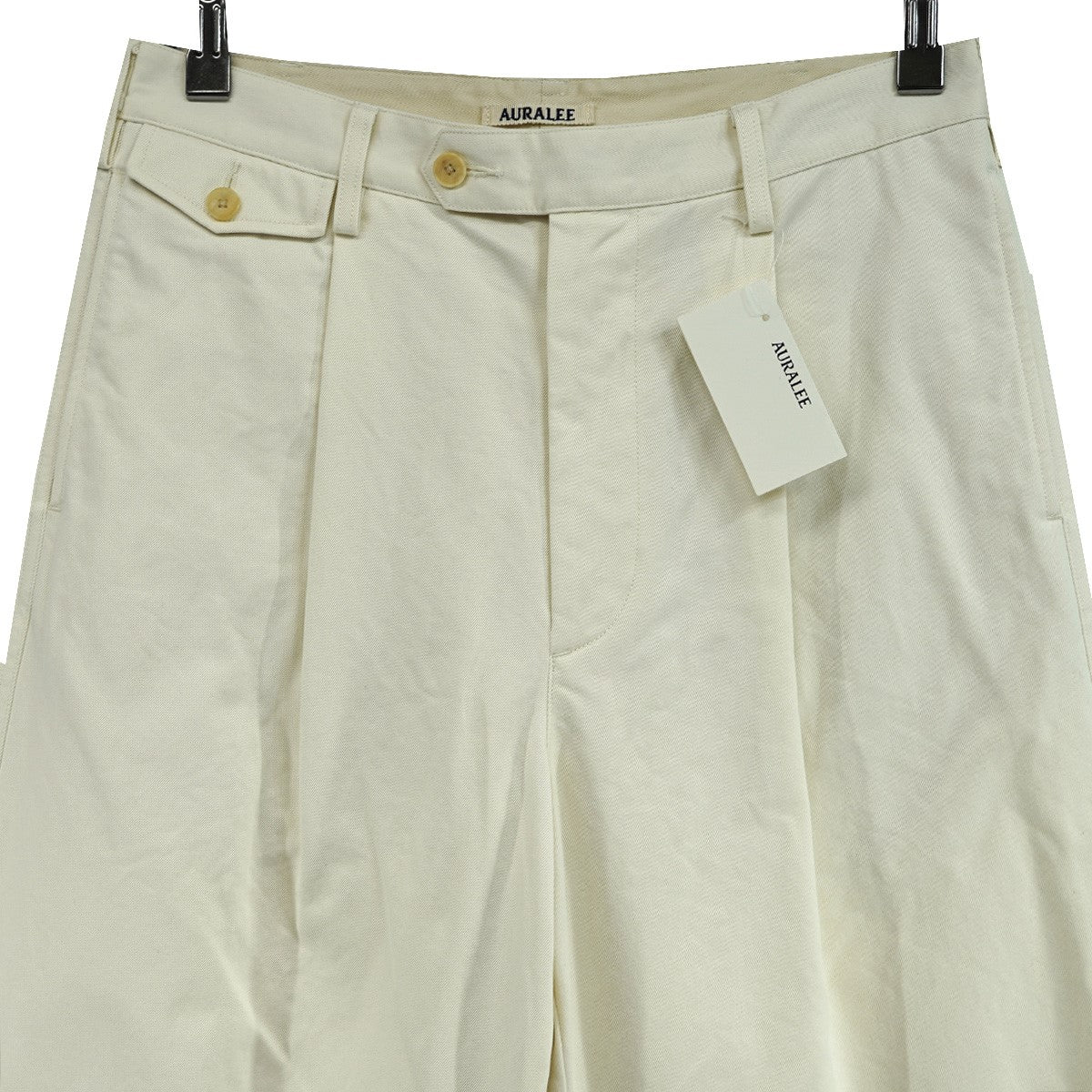 AURALEE(オーラリー) 25SS WASHED FINX CHINO ONE-TUCK PANTS