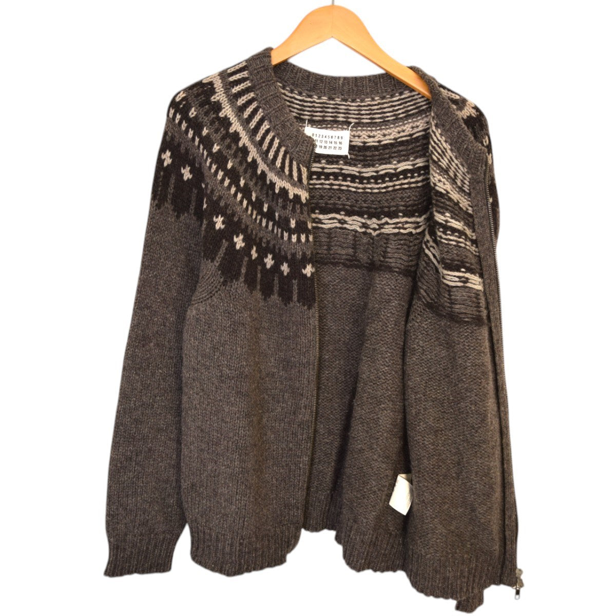 Martin Margiela(マルタンマルジェラ) ノルディックニットカーディガン