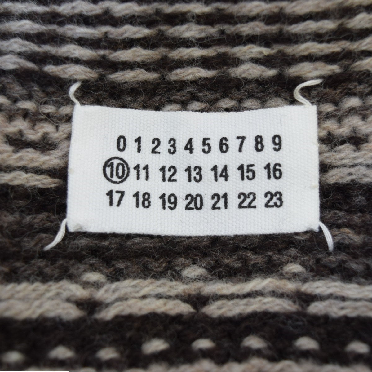 Martin Margiela(マルタンマルジェラ) ノルディックニットカーディガン