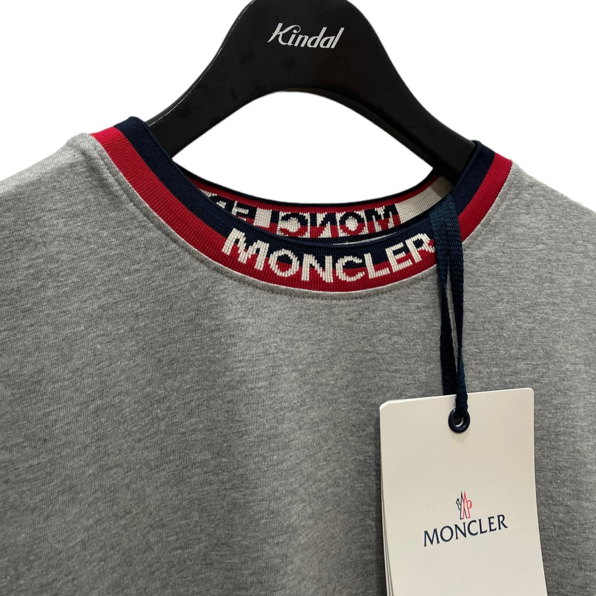 MONCLER(モンクレール) MAGLIA T-SHIRT ロゴリンガーT 杢グレー サイズ