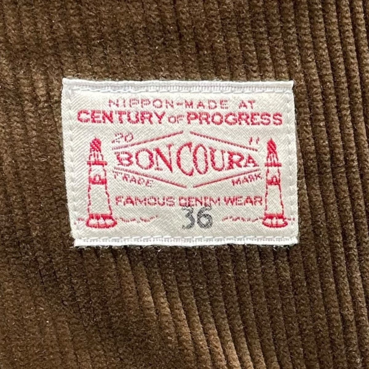 BONCOURA(ボンクラ) 3BJK（太畝コールテン）コーデュロイジャケット