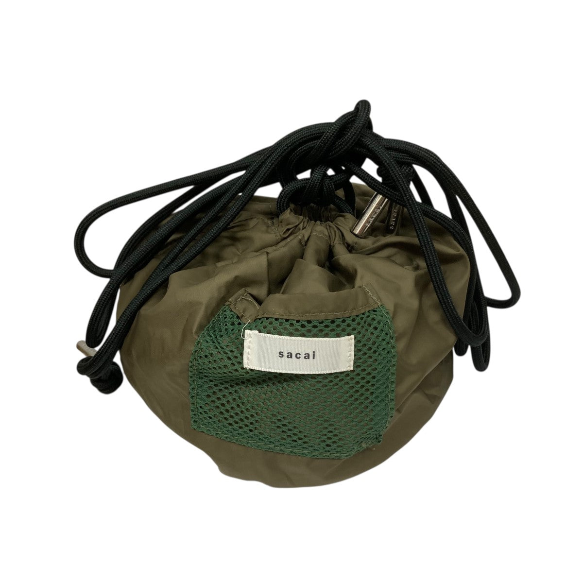 sacai(サカイ) Hello sacai限定リバーシブル巾着ショルダーバッグ