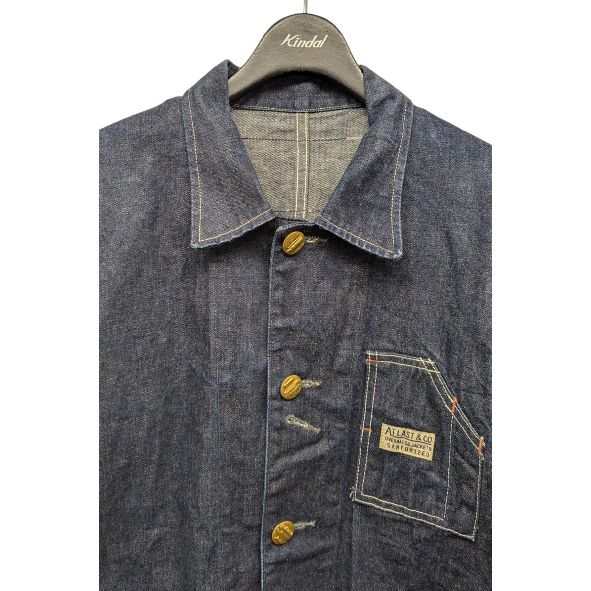 ATLAST ＆ CO(アットラスト) 「COVERALL」デニムカバーオール