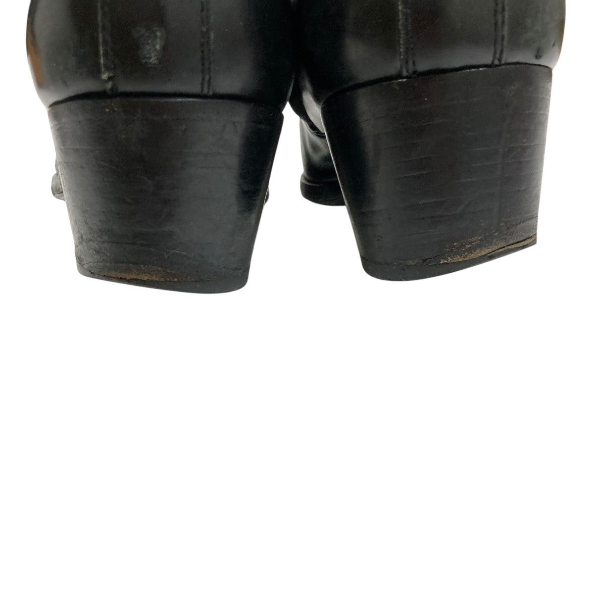 Dior Homme(ディオールオム) エディ期レザーヒールブーツ ブラック