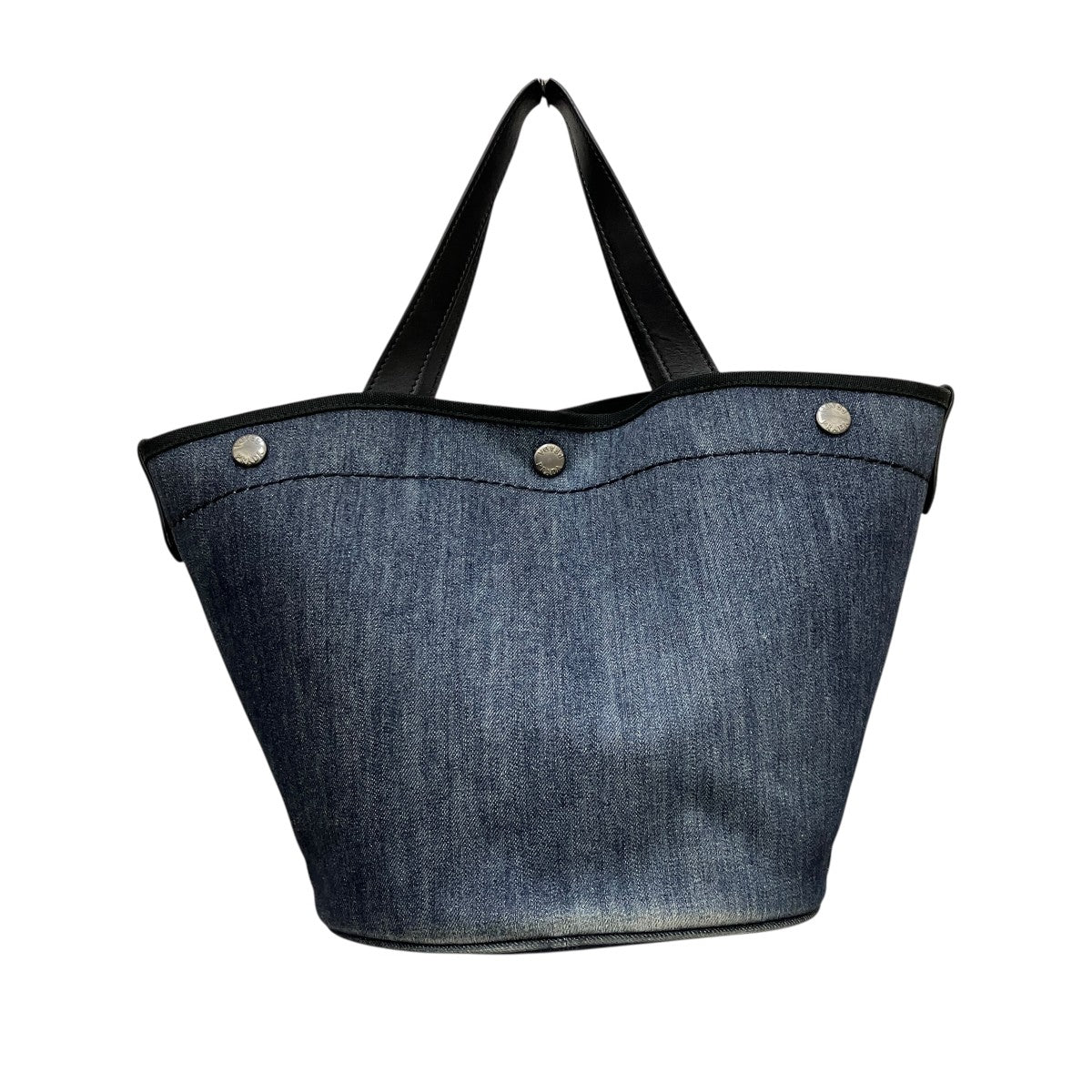 PRADA(プラダ) 2WAY ポーチ付ロゴデニムトートバッグ 103 インディゴ