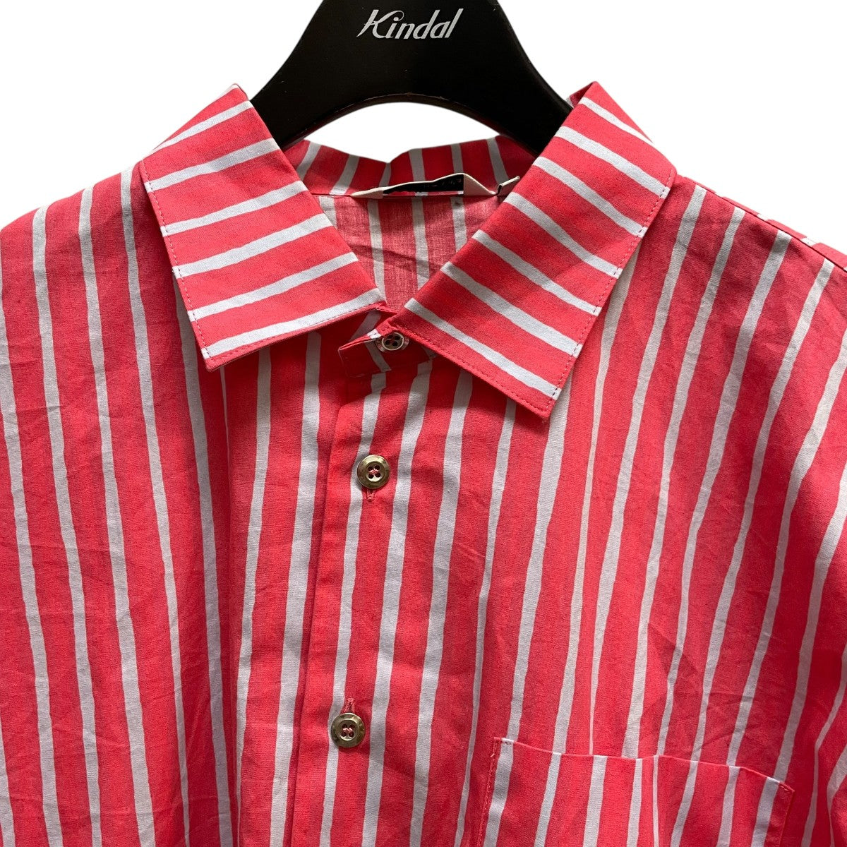 marimekko(マリメッコ) ストライプシャツ ピンク サイズ M｜【公式