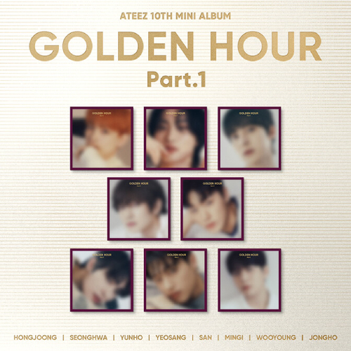 ATEEZ - GOLDEN HOUR : Part.1 [10th Mini Album/Digipak ver./8種の