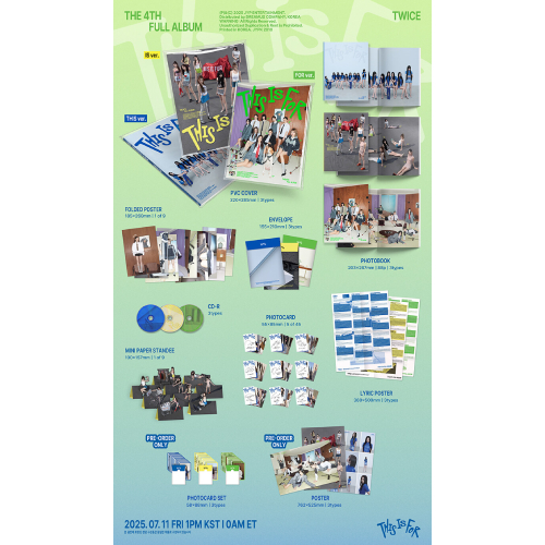 TWICE - THIS IS FOR [The 4th Full Album/3種のうち1種ランダム発送