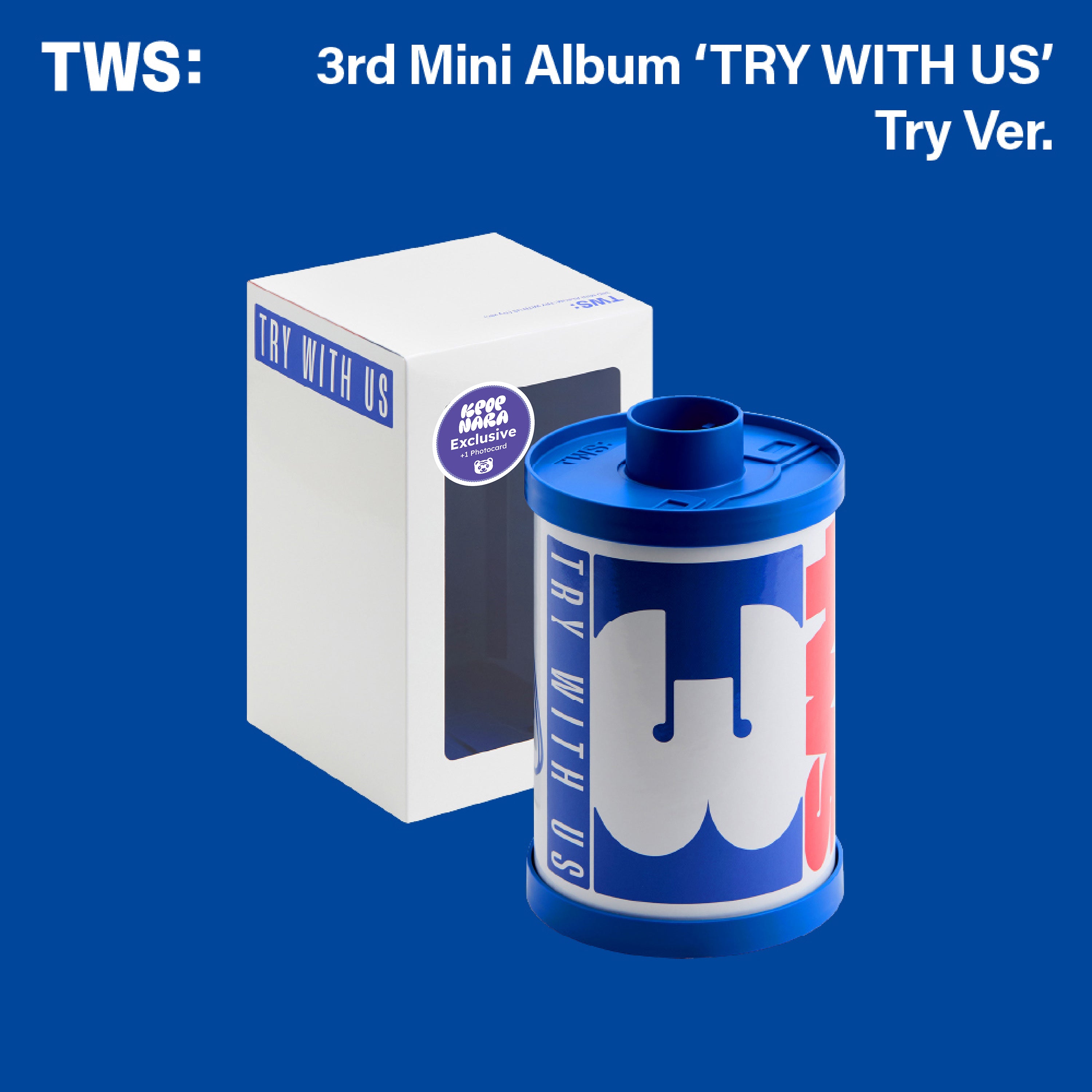 TWS - TRY WITH US (3RD MINI ALBUM) [US] [KPOP NARA EXCLUSIVE