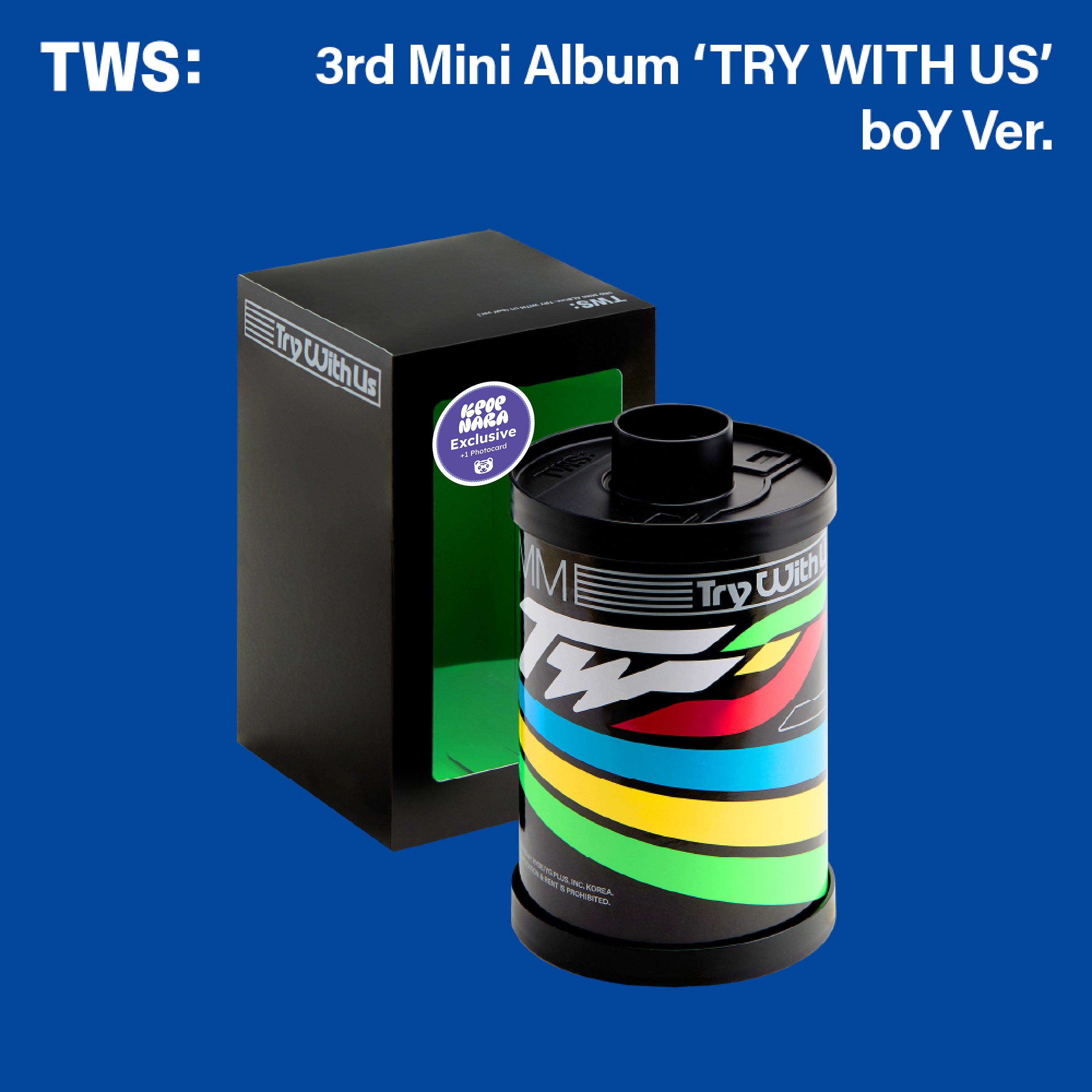 TWS - TRY WITH US (3RD MINI ALBUM) [US] [KPOP NARA EXCLUSIVE