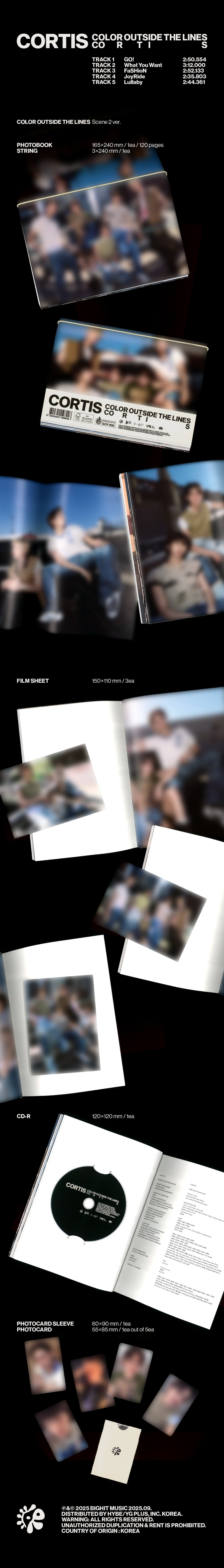 CORTIS - COLOR OUTSIDE THE LINES [KPOP NARA EXCLUSIVE] – Kpop Nara