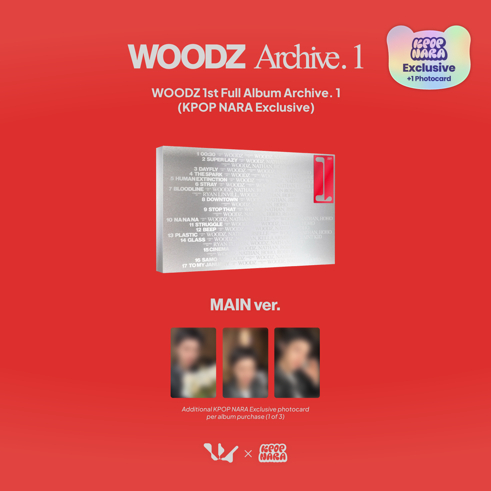 PRE-ORDER] WOODZ - ARCHIVE. 1 [MAIN] [KPOP NARA EXCLUSIVE] – Kpop Nara