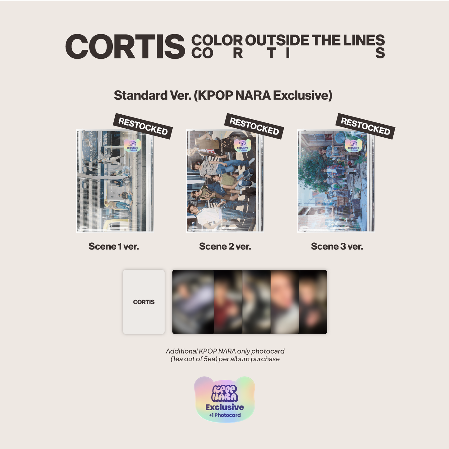 CORTIS - COLOR OUTSIDE THE LINES [KPOP NARA EXCLUSIVE] – Kpop Nara
