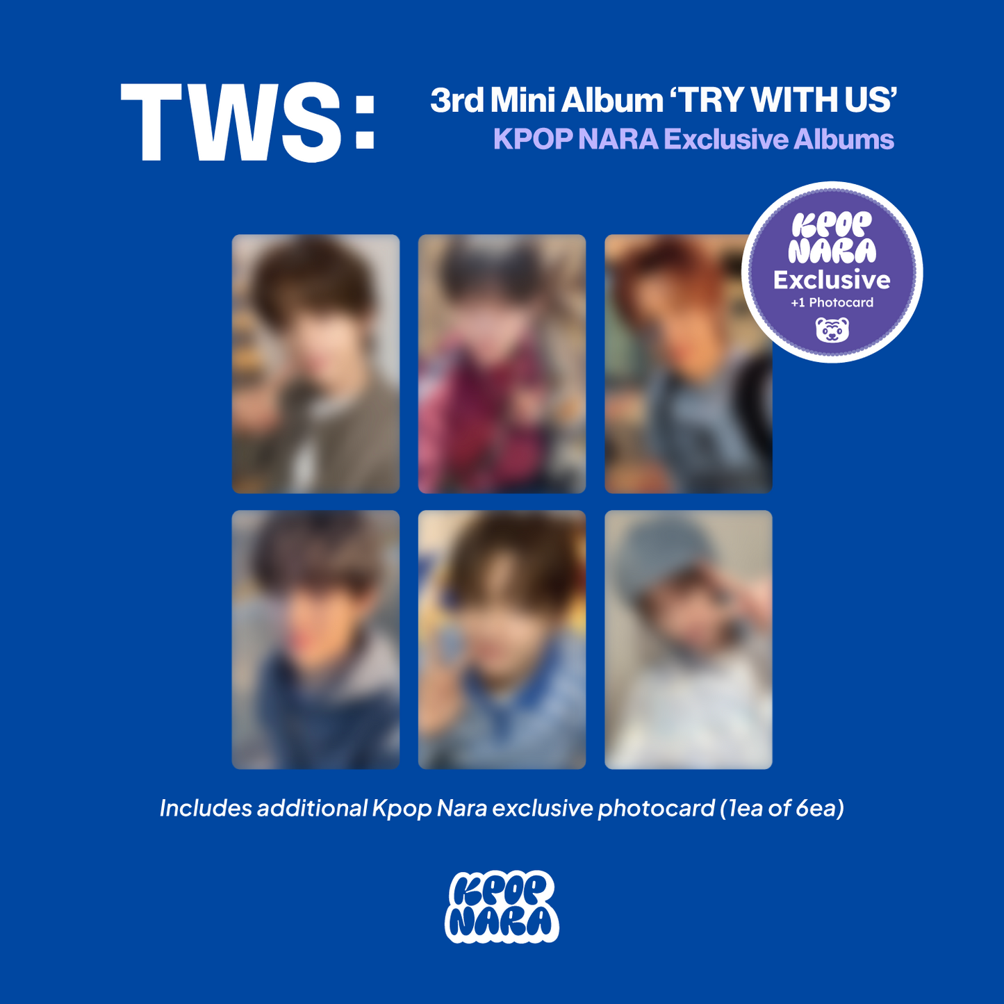 TWS - TRY WITH US (3RD MINI ALBUM) [US] [KPOP NARA EXCLUSIVE