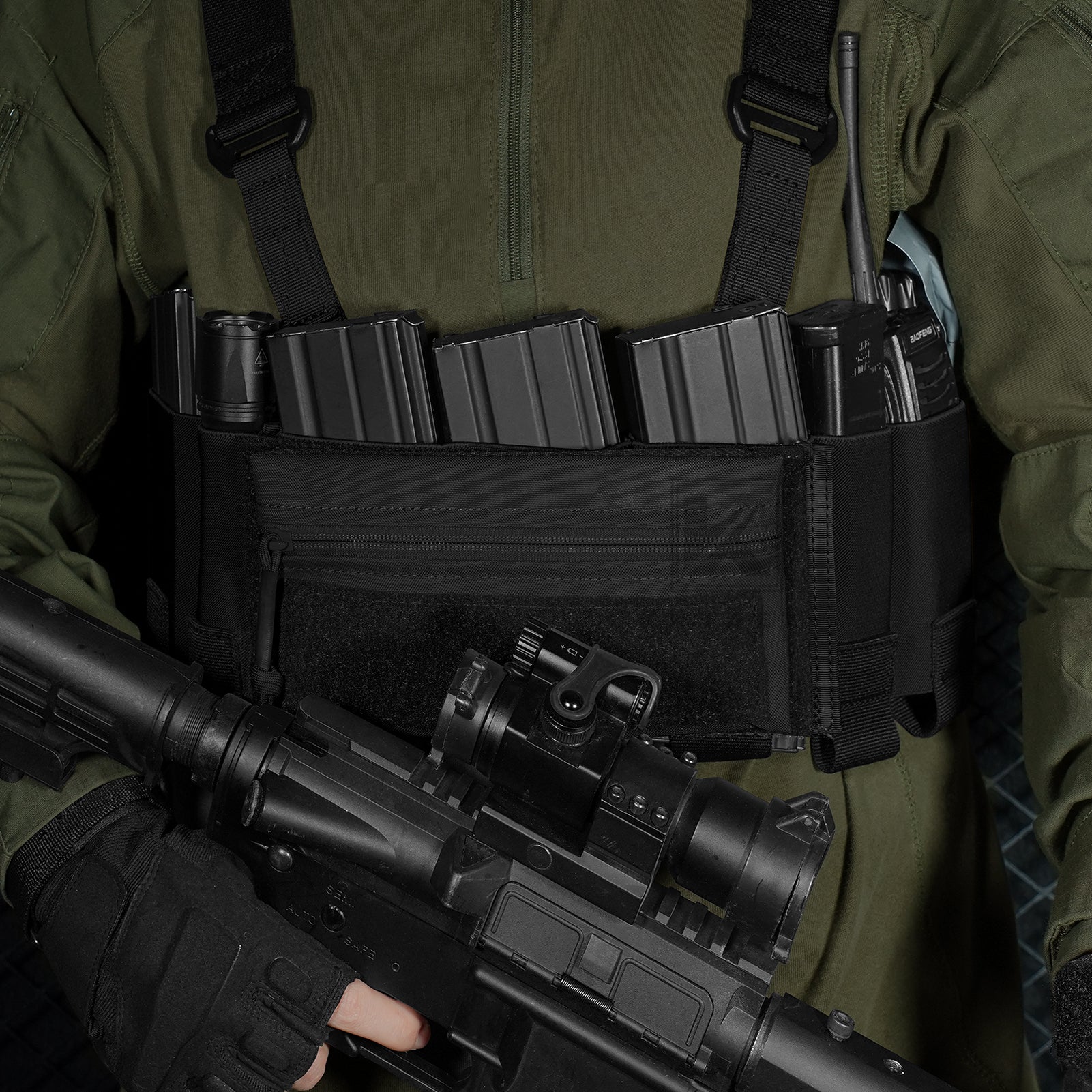 Krydex Tactical Ready Chest Rig Concealed Rig + Sticky GP Candy Pouch