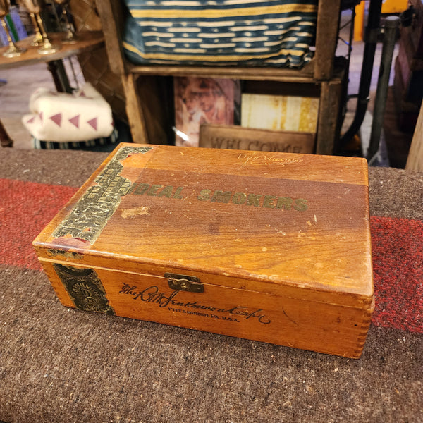 IDEAL SMOKERS Wood cigalet box ウッド シガー ボックス 木箱