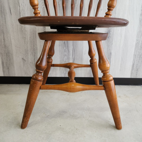 回転式ウィンザーチェア Ethan Allen イーセン・アーレン ウッドチェア