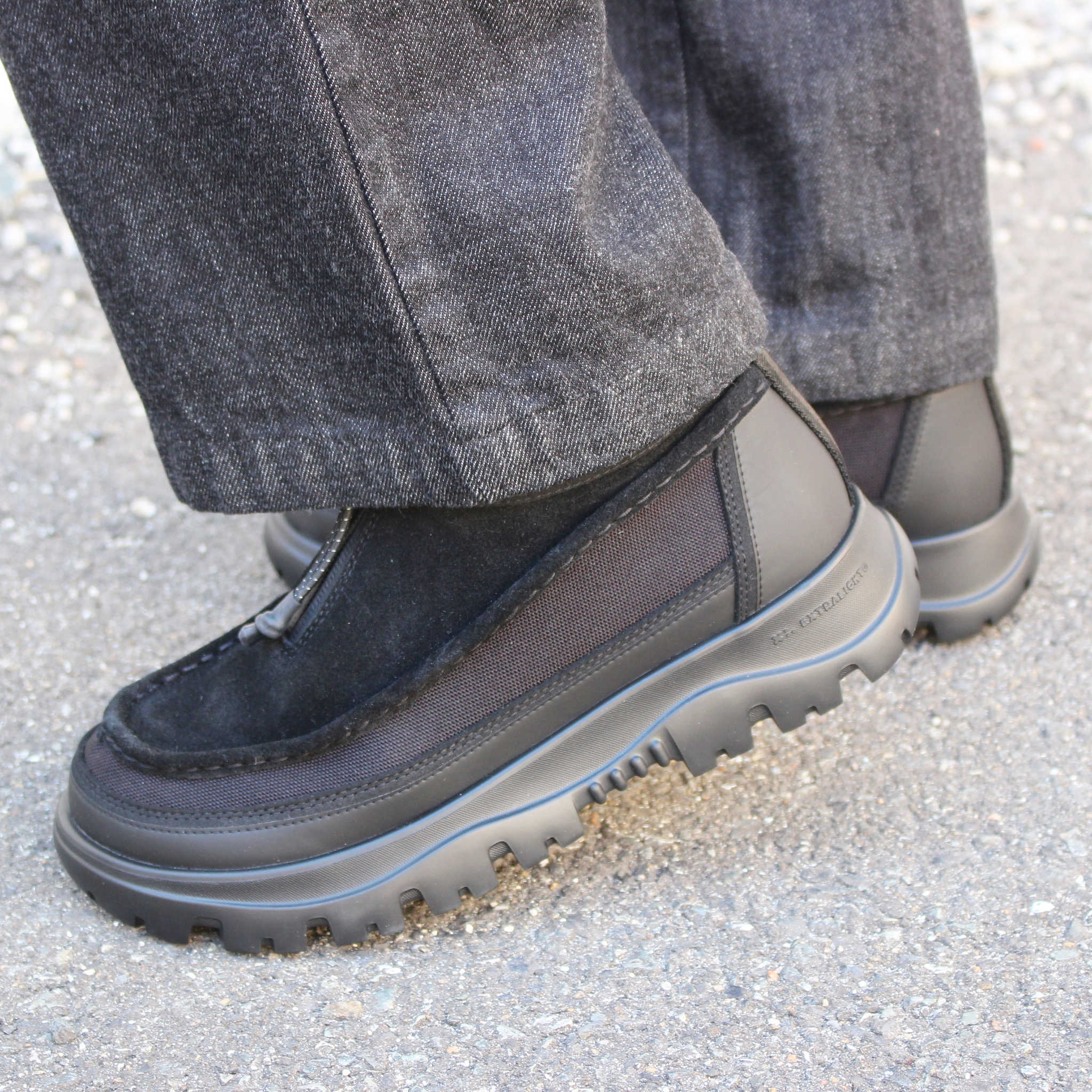 SHAKA シャカ / ZIP MOCASIN BOOTIE EX ジップモカシンブーティ (BLACK