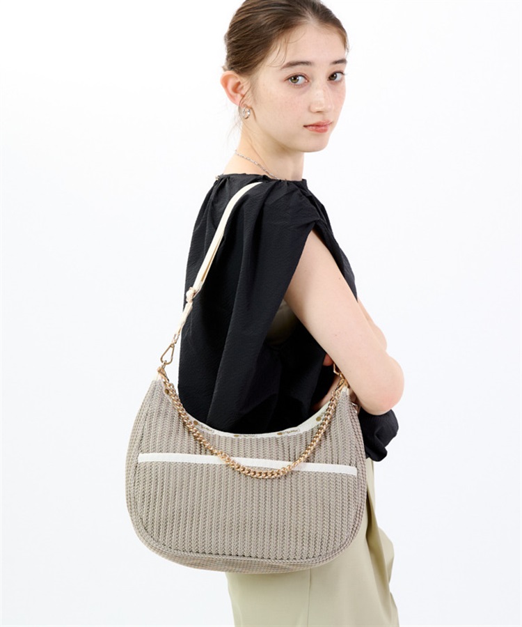 CHAIN CROCHET N/S HOBO｜ショルダーバッグ/斜め掛け｜バッグ
