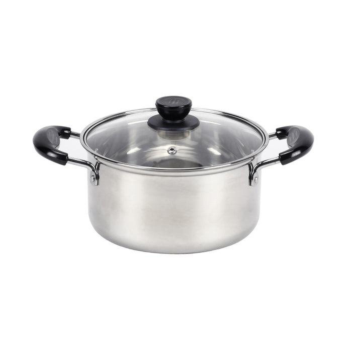 オンリーワン・ステージ ステンレス製G蓋付両手鍋18cm — PEARL LIFE