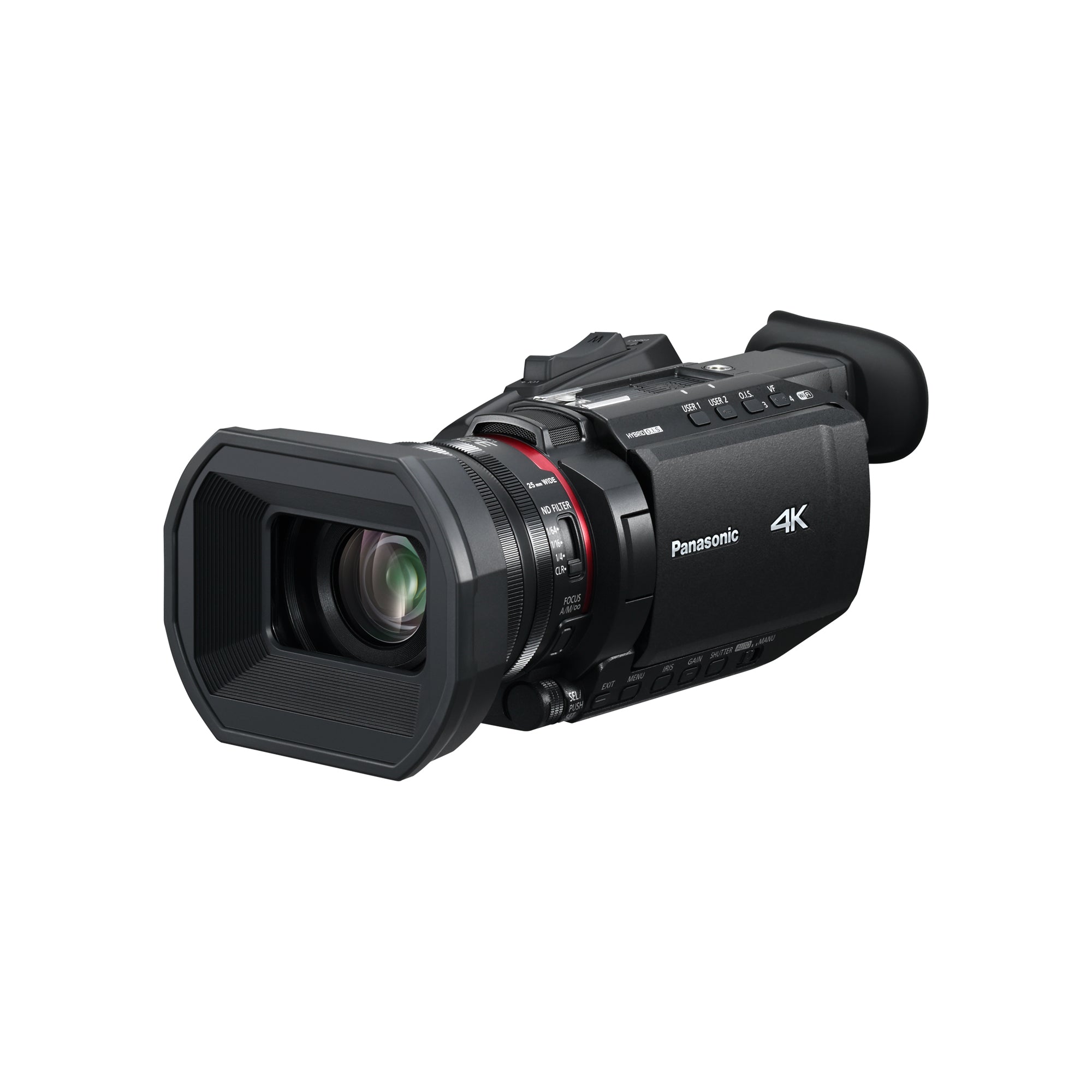 Panasonic 4K Pro Camcorder with 24X Optical Zoom + Livestream - X1600