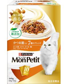 ネスレ日本 モンプチ ボックス かつお節入り7種のブレンド 200g