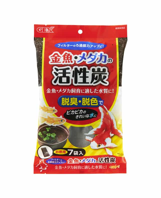 ジェックス 金魚・メダカの活性炭お徳用 7袋入（4972547042026