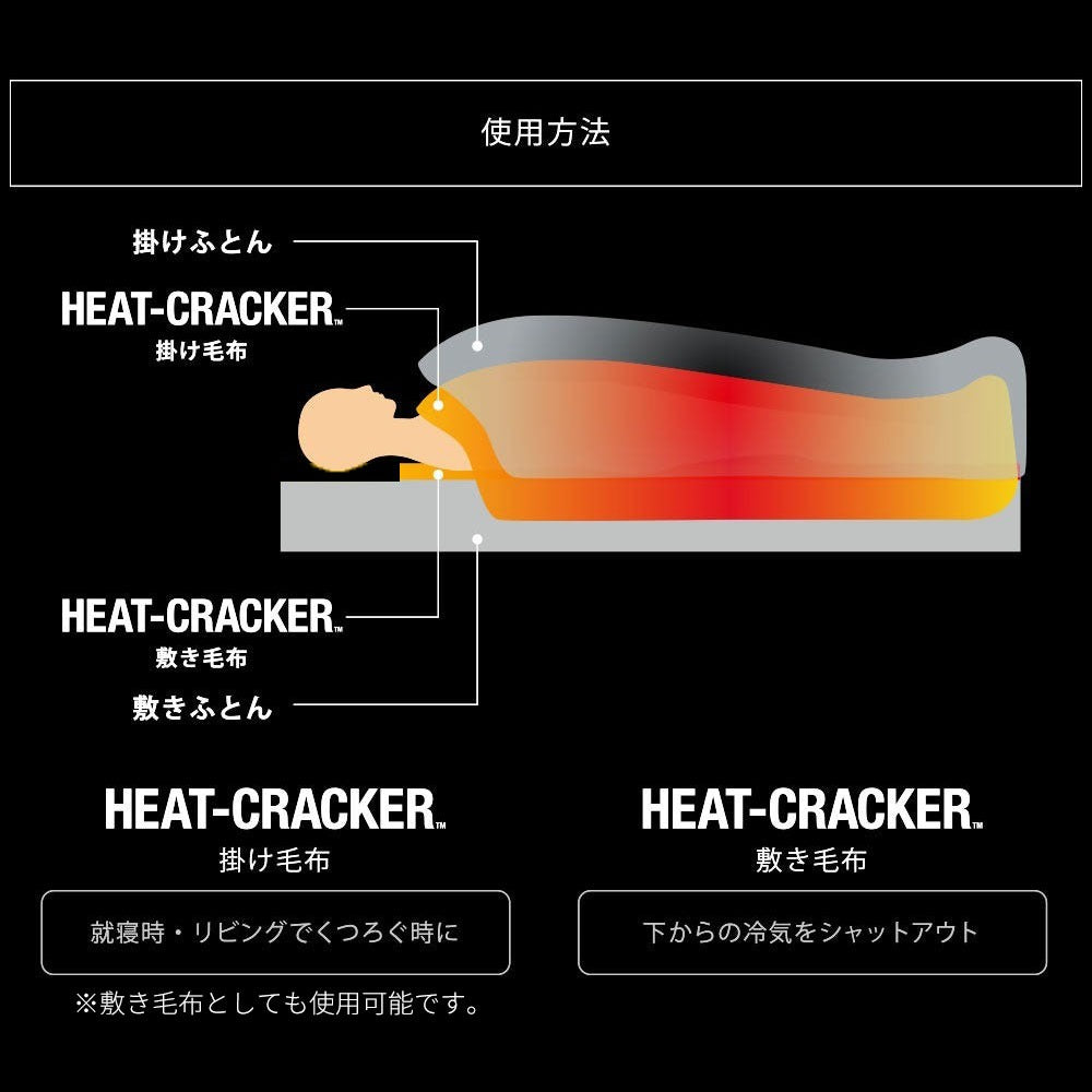 HEAT CRACKER ADVANCE（ヒートクラッカー アドバンス） 洗える電気毛布