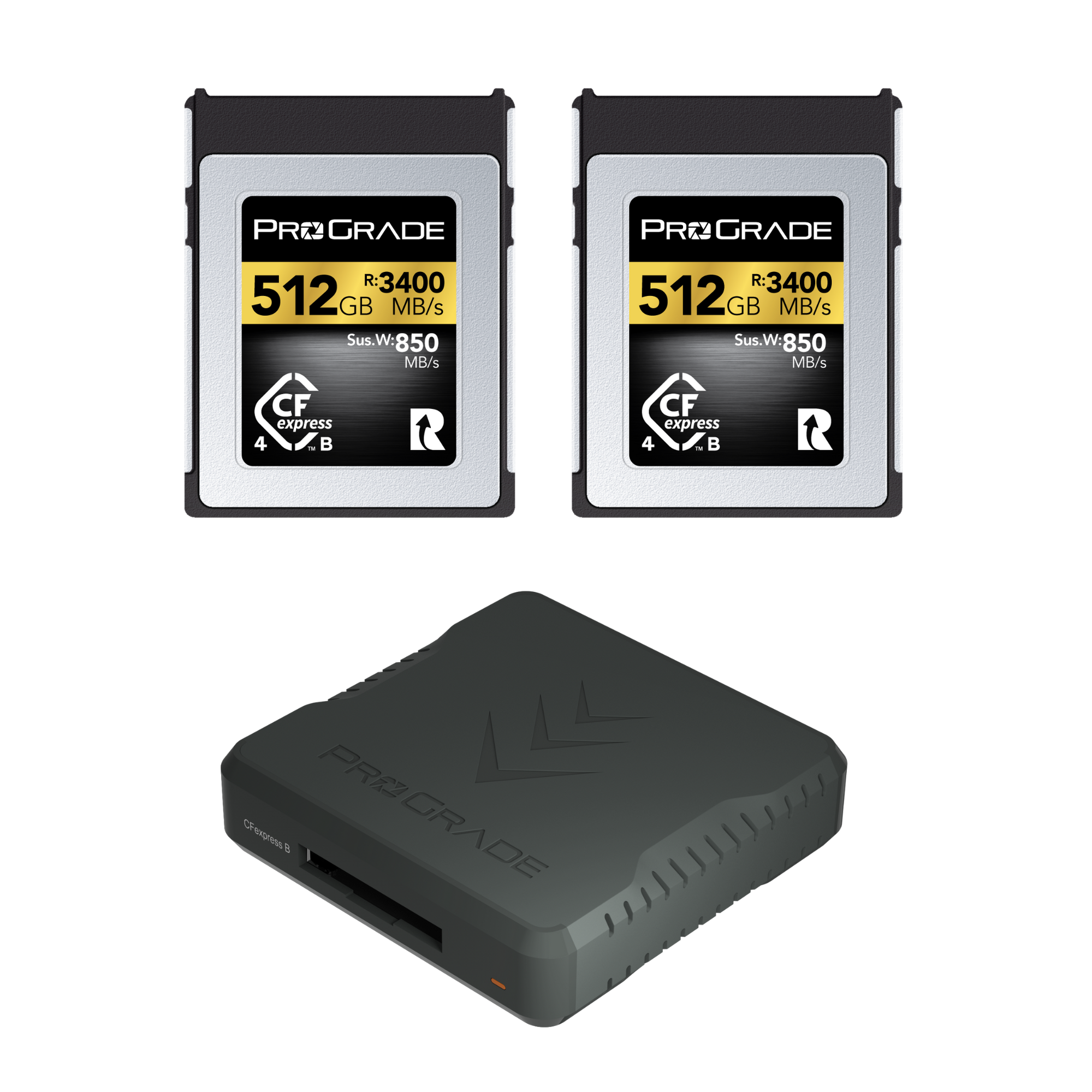 CFexpress Type B Memory Card & Reader Bundle | ProGrade Digital