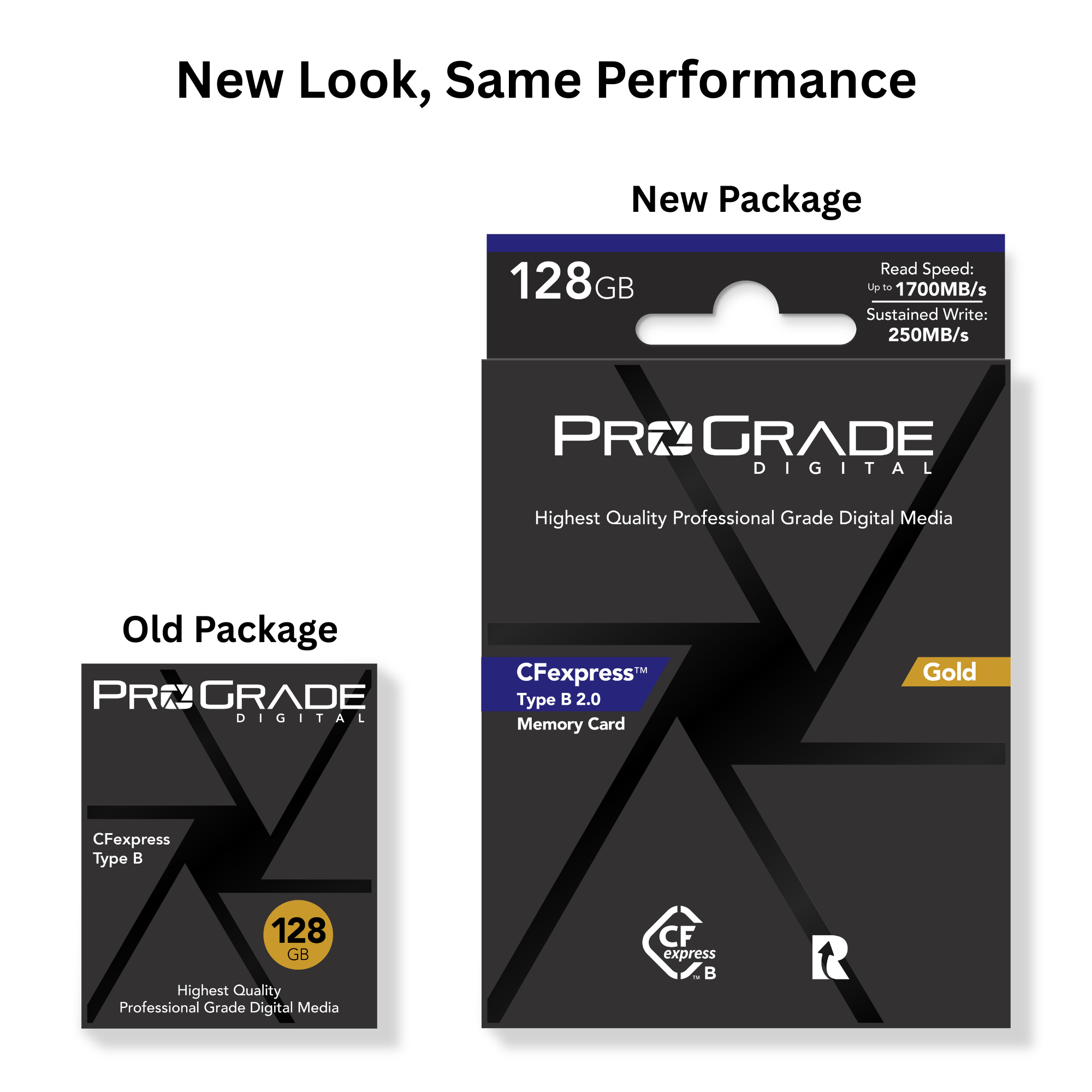 CFexpress Type B 1700 Gold Memory Card | ProGrade Digital