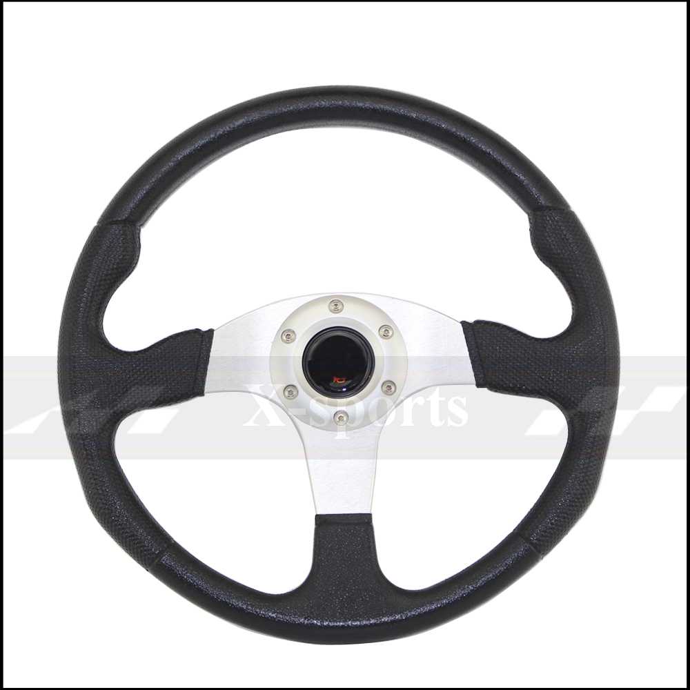 楽天市場】新品 汎用 14インチ高品質ホワイトハンドル ステアリング