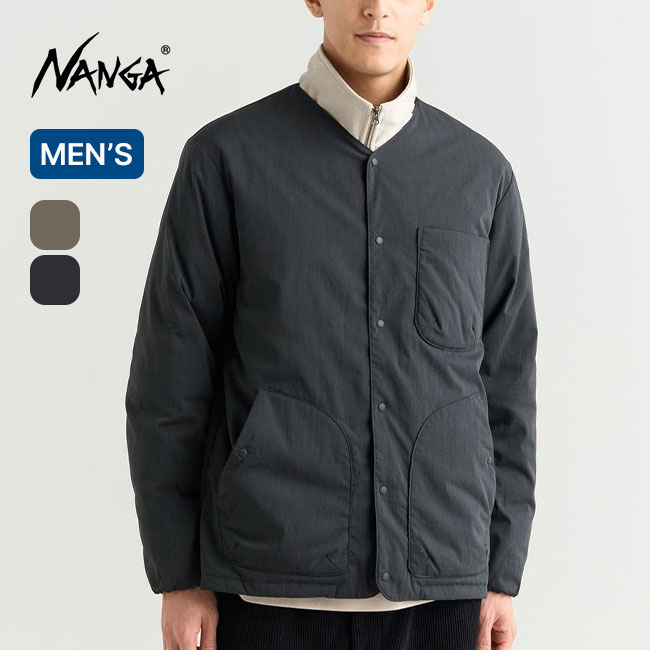 楽天市場】ナンガ ヒノックリップストップインナーダウンカーディガン