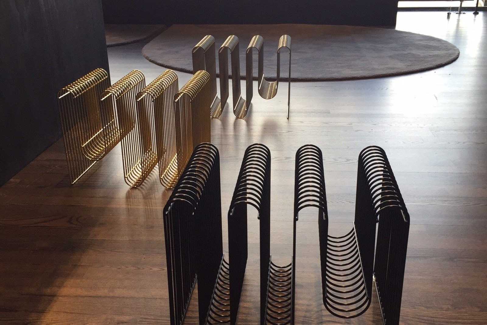 AYTM マガジンラック CURVA シルバー 正規品 北欧雑貨 インテリア