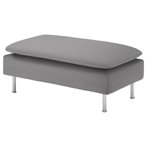 楽天市場】IKEA イケア オットマン 収納付き 籐 チャコール n80442966