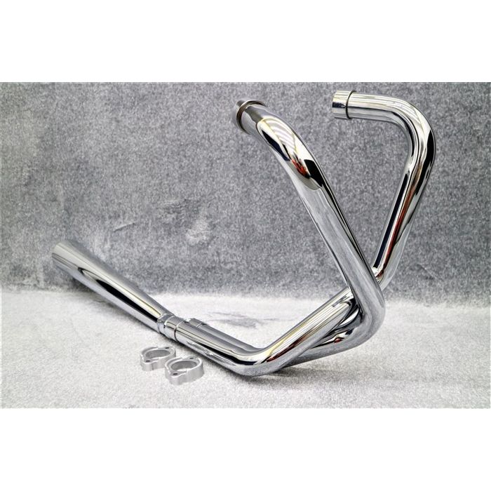 楽天市場】ホーク2【豪】メッキ クロス メガホン マフラー TN87π