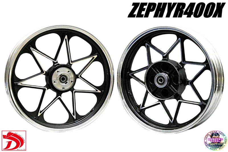 楽天市場】【利益還元】ゼファーΧ キャストホイール ブラックセブン