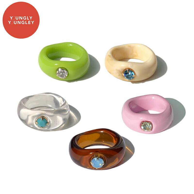 楽天市場】☆配送無料☆ [yOungly yOungley] ヨンリヨンリ POND ring