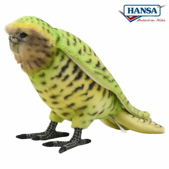 楽天市場】ハンサ【HANSA】ぬいぐるみ カカポ 飛べないオウム
