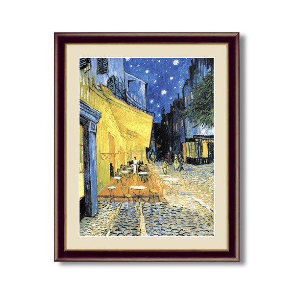 楽天市場】ゴッホ 夜のカフェテラス 【F8/F6/F4サイズ】（紐・フック付