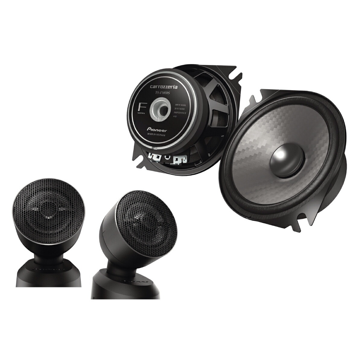 楽天市場】carrozzeria TS-WX010A 17cm×8cmパワードサブウーファー