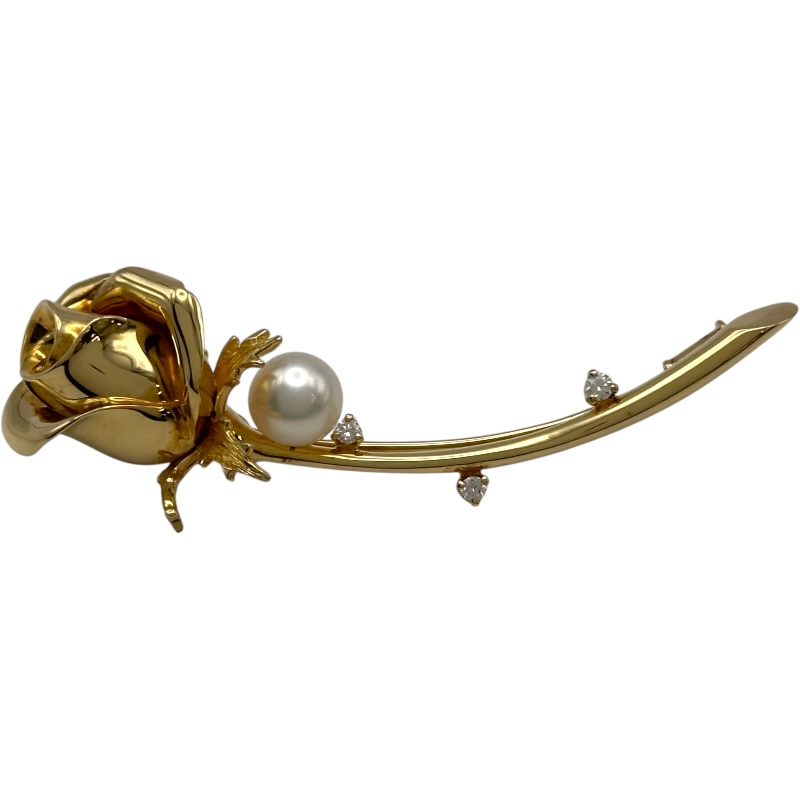 楽天市場】ミキモト MIKIMOTO ピンブローチ 葉っぱ リーフ モチーフ