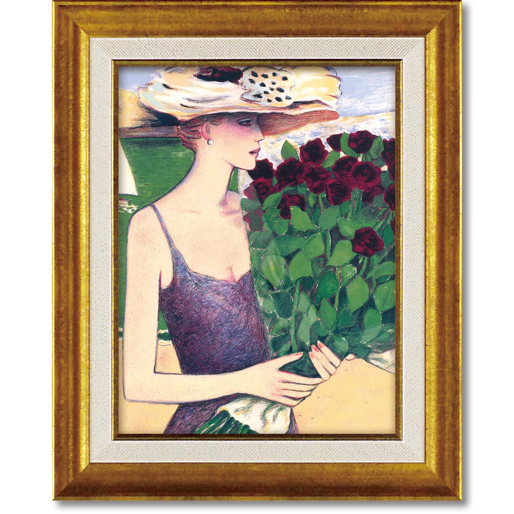 楽天市場】【スーパーSALE10％OFF】絵画 カシニョール「ユリ」 額入り
