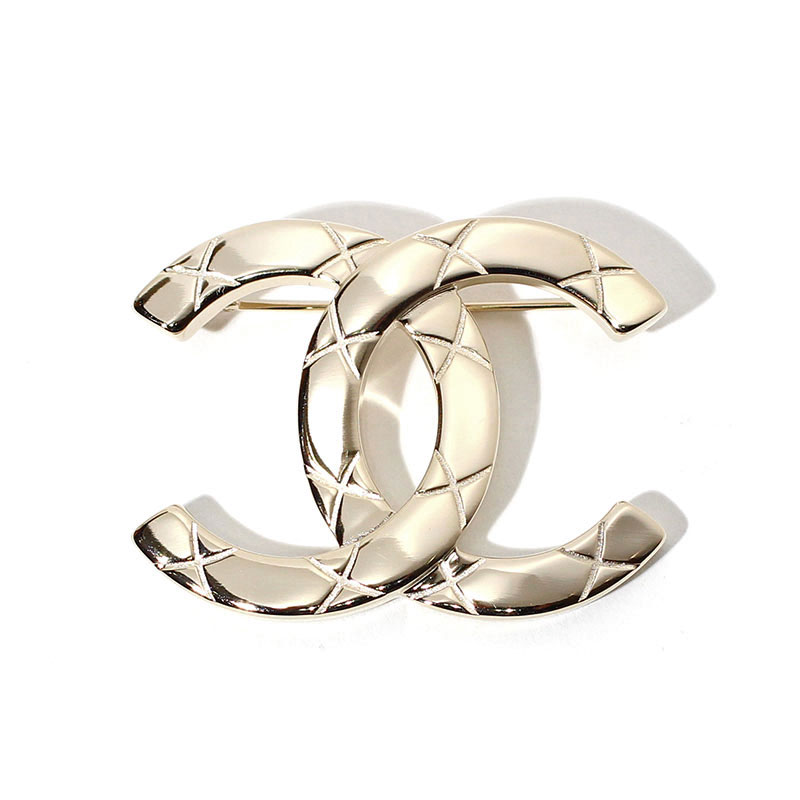 楽天市場】CHANEL シャネル Bicolor CC Brooch ブローチ メタル ココ