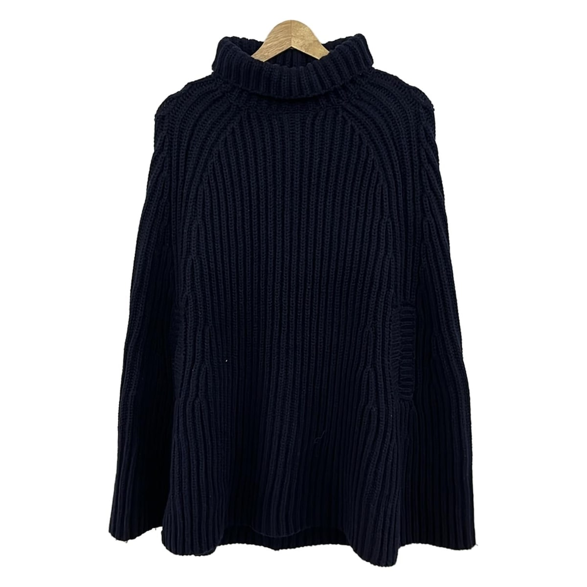 楽天市場】【中古】steven meisel×ZARAウールポンチョ ブラック サイズ