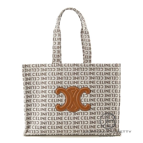 楽天市場】Celine セリーヌ Large Cabas Thais Cuir Triomphe Tote Bag