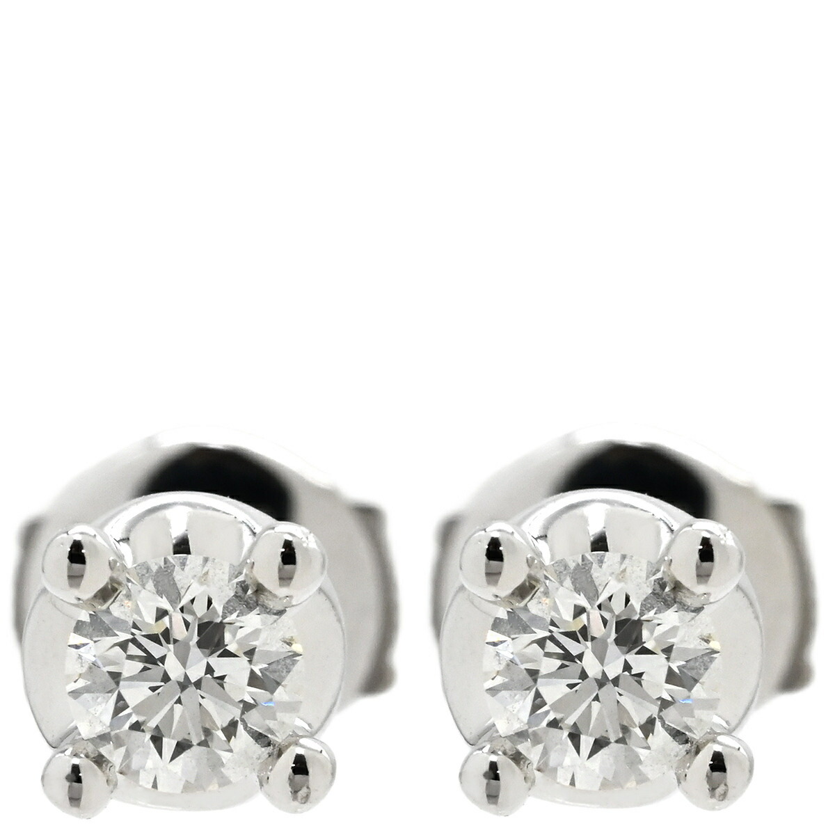 楽天市場】ブルガリ コロナ ダイヤモンド ピアス K18ホワイトゴールド