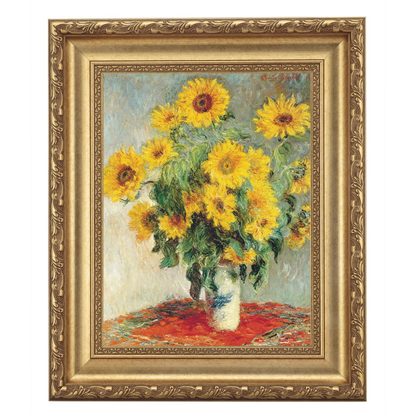楽天市場】ゴッホ「ひまわり」 4号サイズ 立体複製名画 美術品
