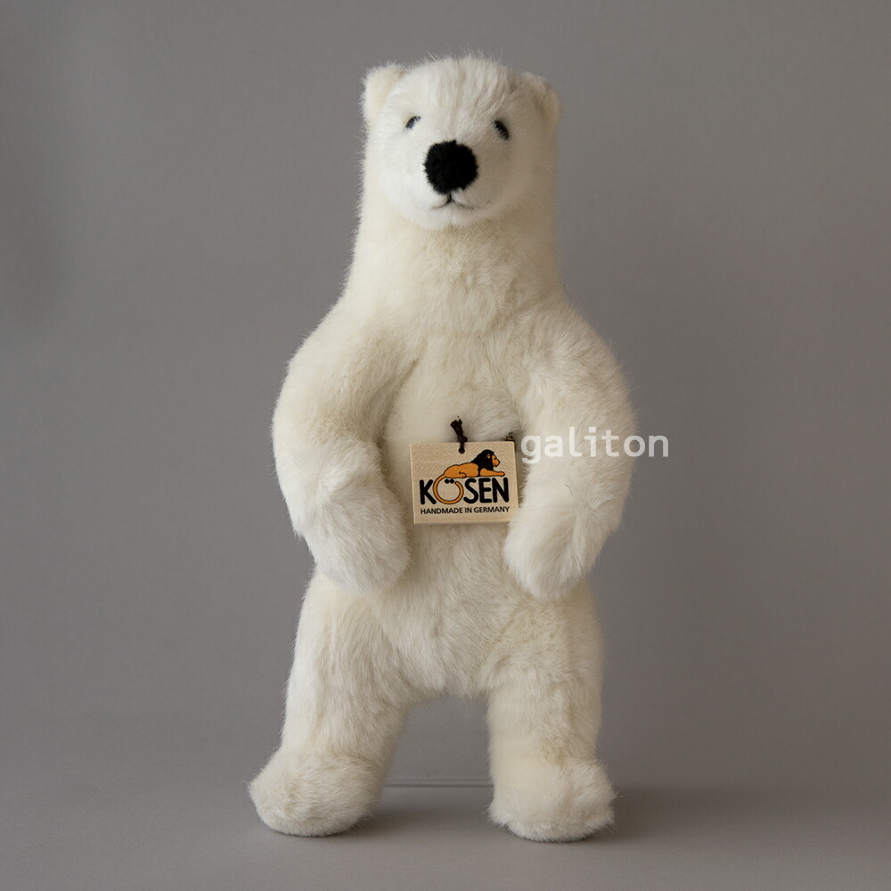 楽天市場】ケーセン Koesen ぬいぐるみ 限定500 白クマ どろんこ