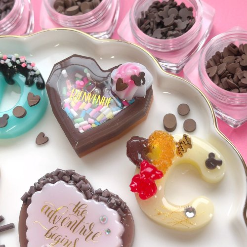 封入】チョコレートパーツ レジン封入 ネイルパーツ バレンタイン